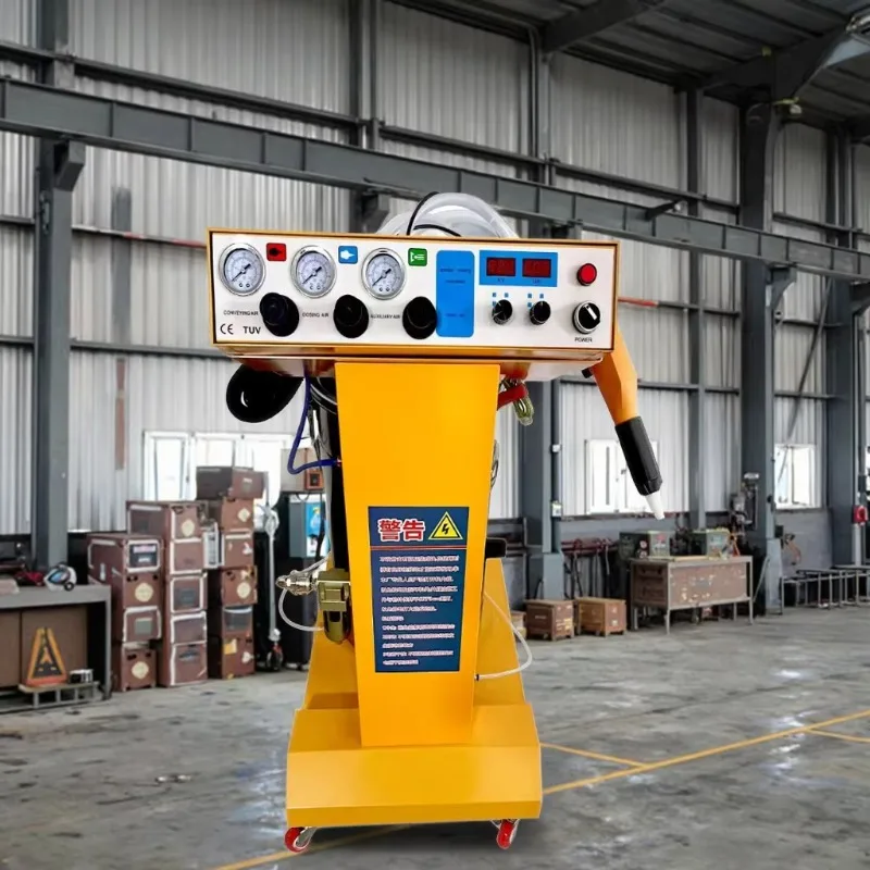 Peralatan Pelapisan Bubuk Industri Mesin Pelapisan Bubuk Elektrostatik Mesin Semprot Cat Dengan Penyemprotan