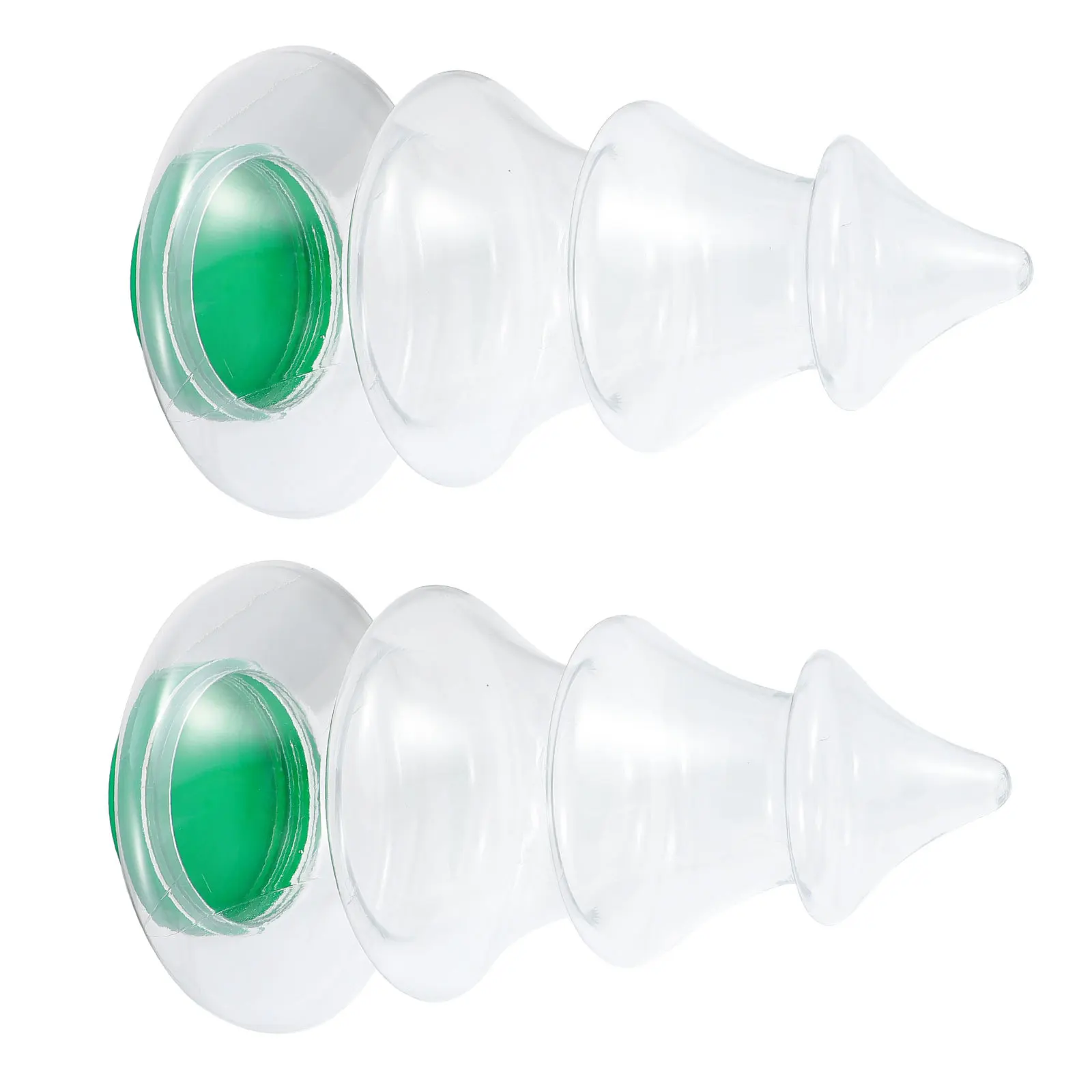 

2Pcs Gift Bottle Christmas Tree Shaped Fine Workmanship Creative Appearance for Party Decoration Candy Bottle Biscuits Jar