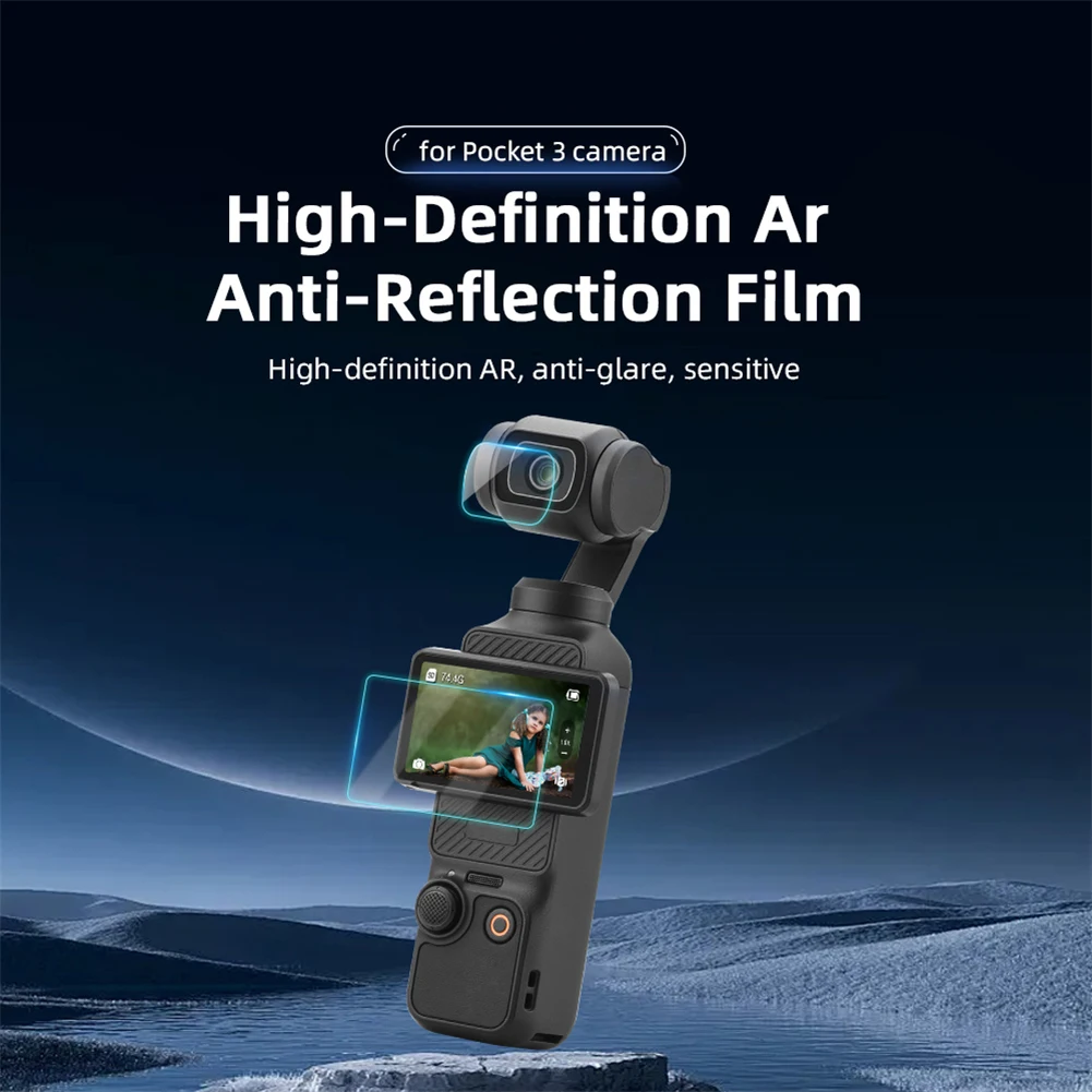 Screen Protector Lens Protective Film High-definition AR Anti-reflection Film For DJI OSMO POCKET 3 Camera Accessories