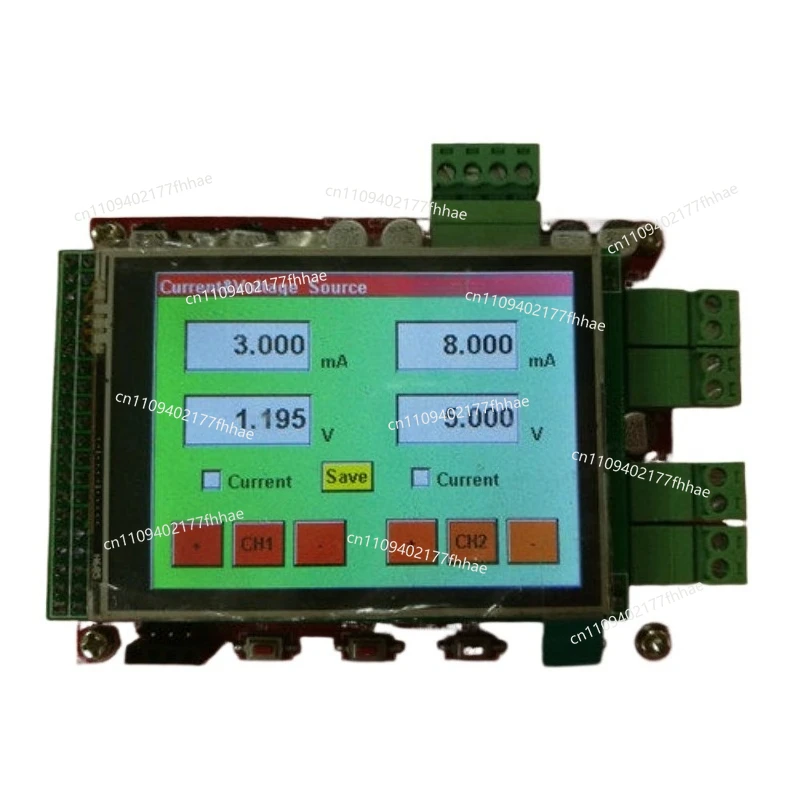 Numerical Control Current Source UA Constant Current Source, Voltage Source Module 2 Channels, High Precision TFT Color Screen,