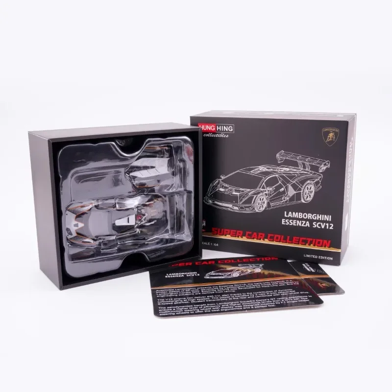 HH Toys 1/64 LAMBORGHINI ESSENZA SCV12 SUPER CAR COLLEETON LIMITED EDITION Alloy Toy Motor Vehicle Diecast Metal Model Gifts