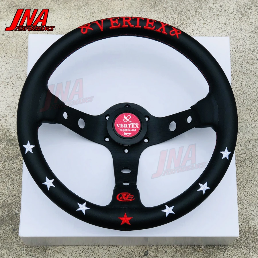 320mm VERTEX Steering Wheel Embroidery Collection JDM Racing Sports Car Steering Wheel PC-ST20