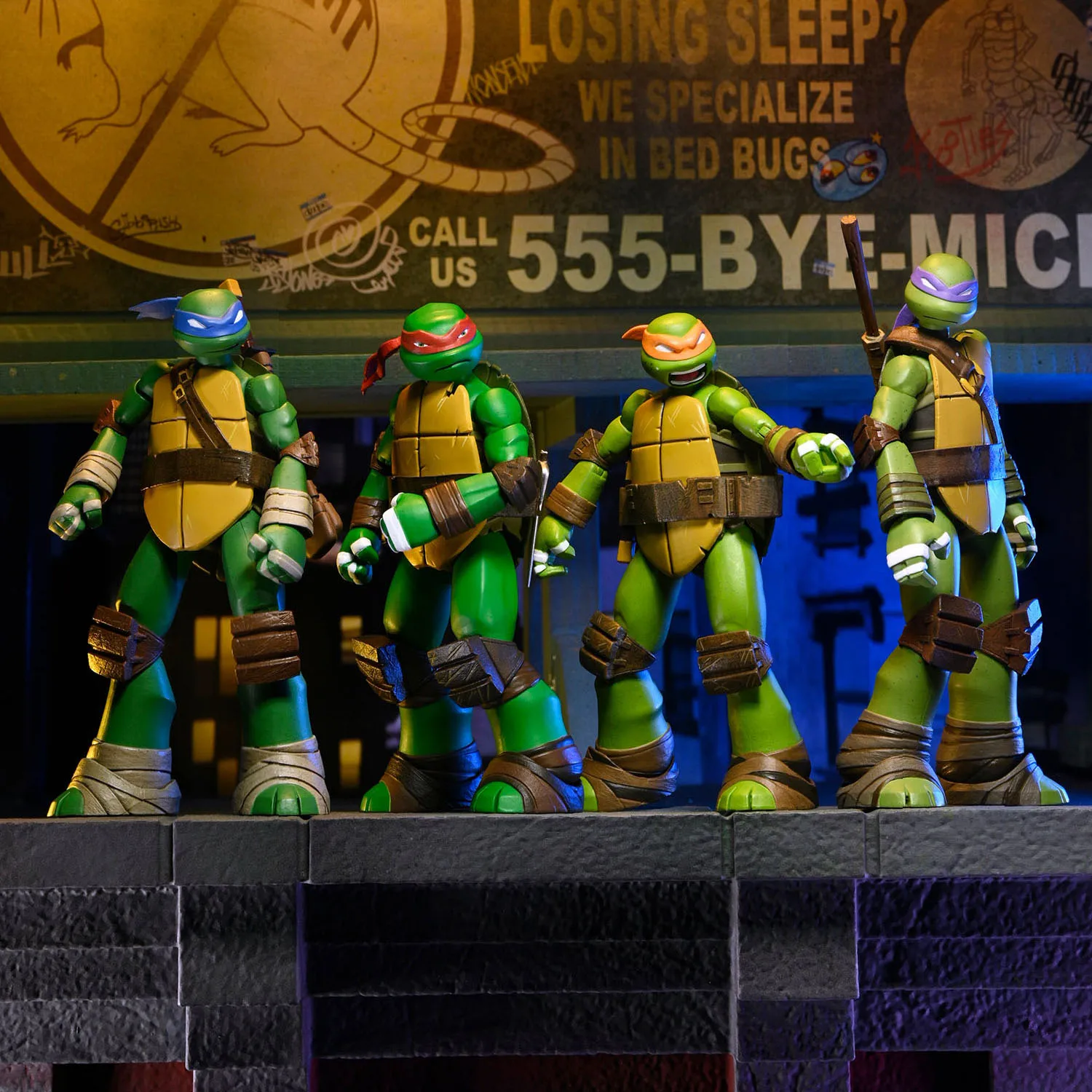 ネカ 2012 アニメーションシリーズ 7インチスケール アクションフィギュアセット ティーンエイジ・マーシャル・アーティスト レプタイル・ヒーローズ