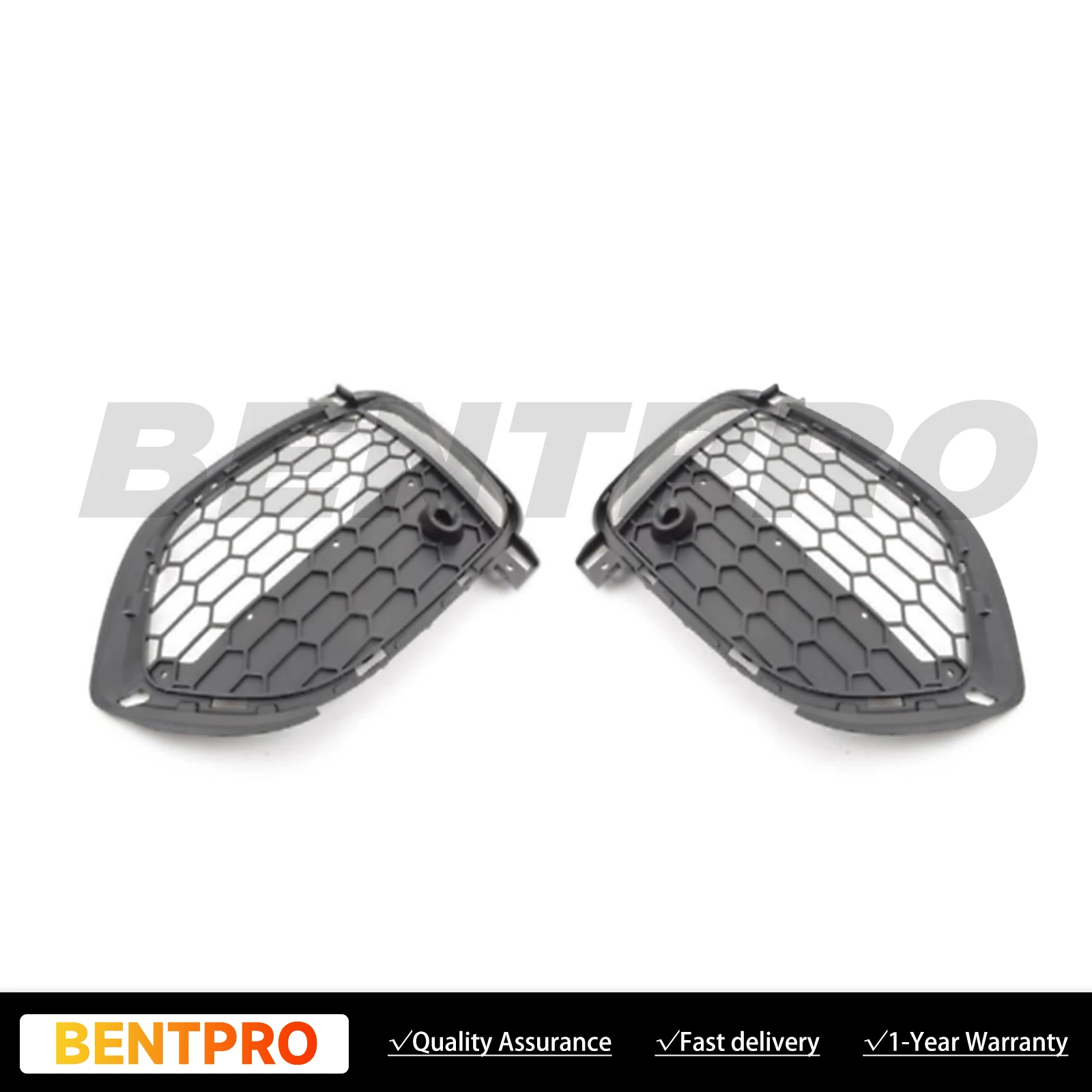 

51118064633 51118064634 1 Pair Front Bumper Grille Fog Light Covers Frame For BMW X5 F15 2012-2015 M Sport