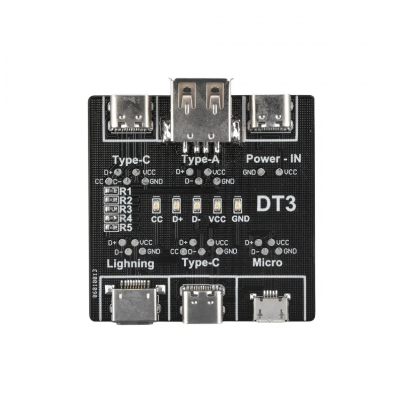 MECHANIC DT3 Data Cable Anomaly Detection Board USB Cable Tester IOS Android Type-C Micro Short Circuit Switch Test Board Tool