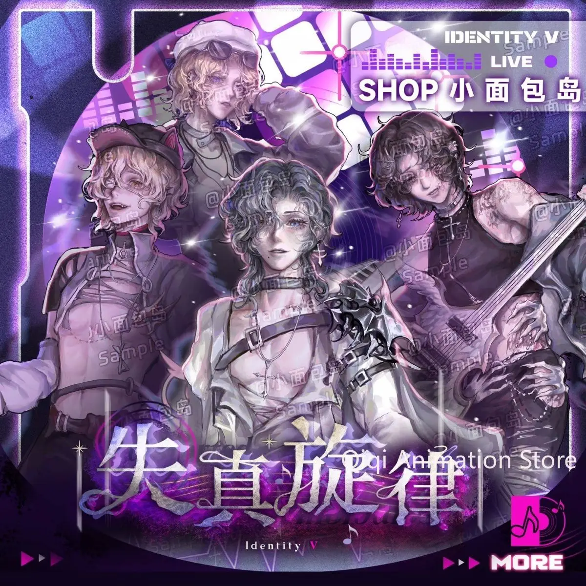 أنيمي الهوية الخامس إيفلين مورا تأثيري الاكريليك حامل شارات لطيف دبابيس بطاقة صغيرة المفاتيح قلادة تحصيل هدايا عيد الميلاد