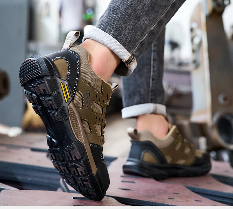 Men's Safety Shoes, Puncture Resistant Work Boots, Protective Shoes, Wear-Resistant Work Shoes, Insulated Shoes