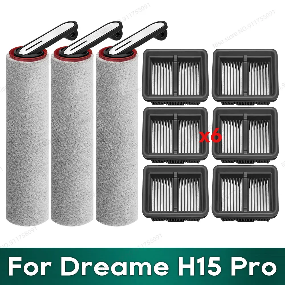 Compatible for Dreame H15 Pro / H12 Pro FlexReach / H13 FlexReach Brush Filter Accessories,  NOT for ( Dreame H15 Pro Heat )