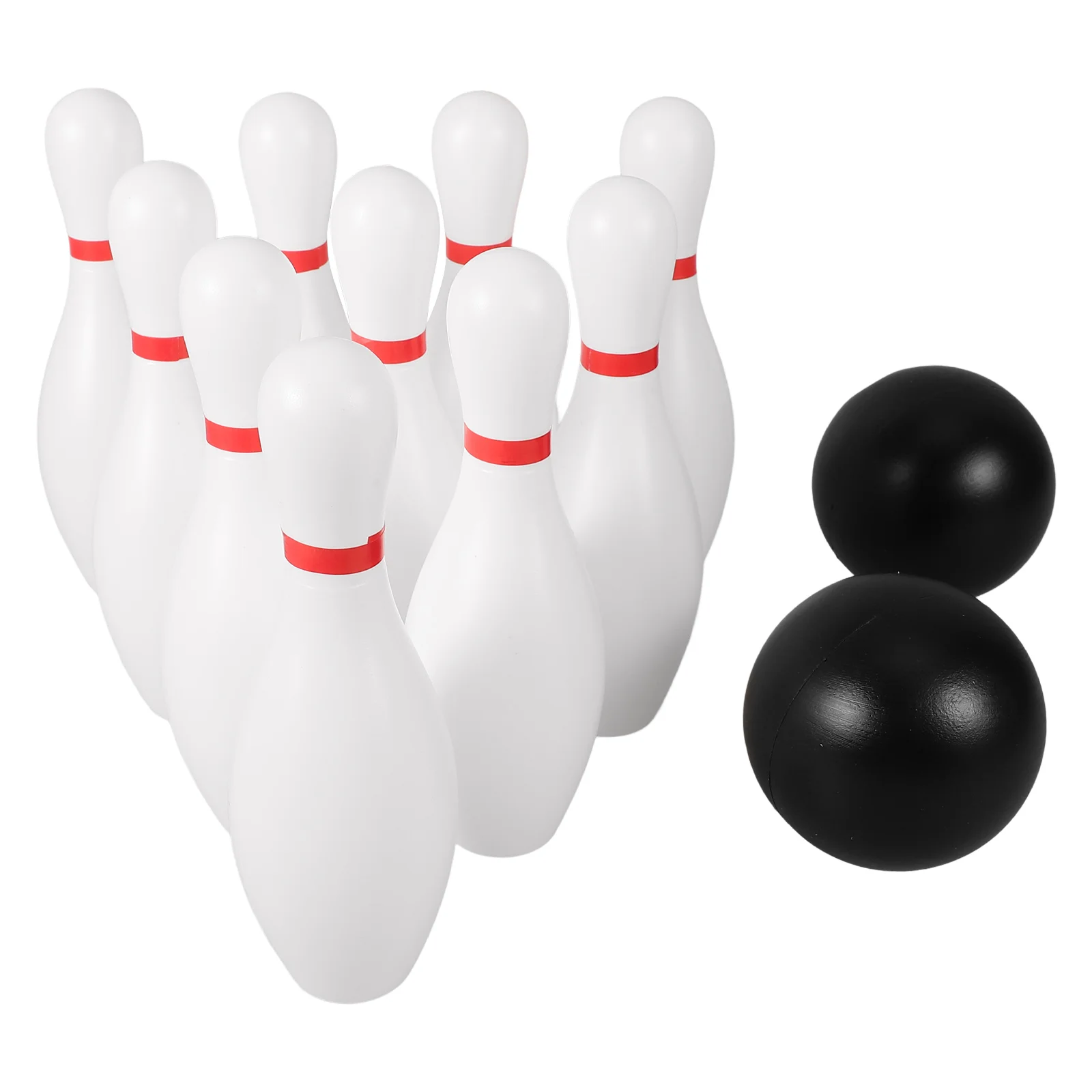 Ensemble de bowling en plastique IkPlastic pour enfants, boules de bowling, jouets de sports d'intérieur et d'extérieur, 1 ensemble