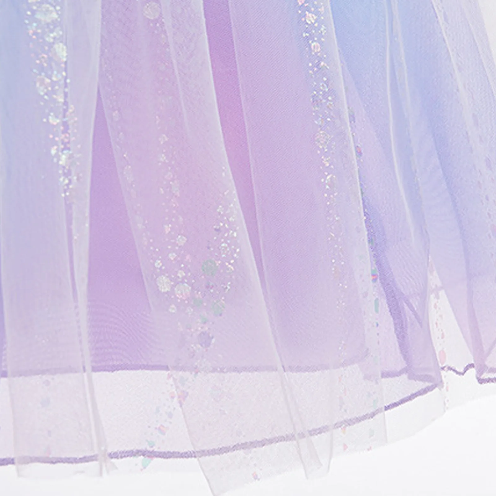 توتو بنات فستان الحفلات فستان الساحرة زي التدرج تول هيم فستان لامع الأميرة تأثيري فساتين عيد ميلاد فستان حفلات #3