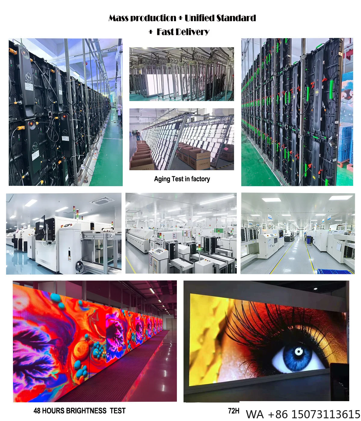 شاشة LED P4 موفرة للطاقة - إطار لوحة معدنية للمطارات ومراكز التسوق (دعم شاشة كبيرة ثابتة) #4