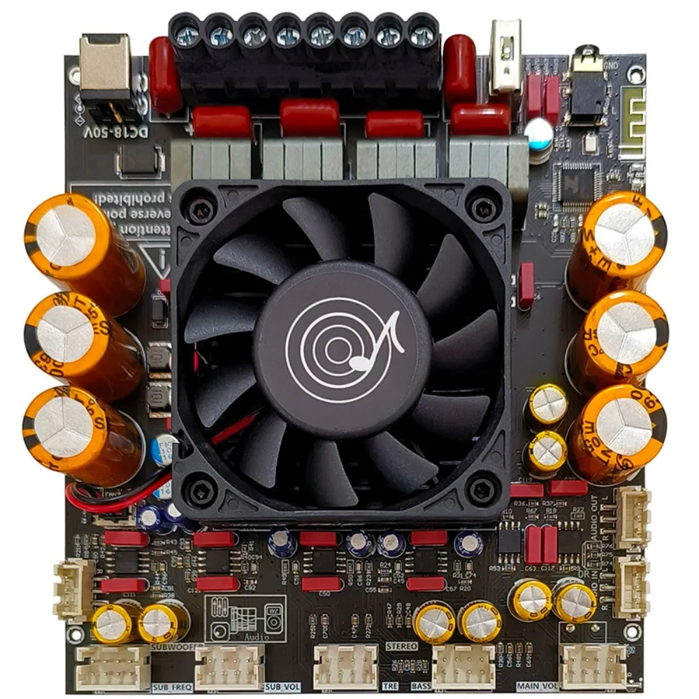 AS21P Bluetooth Digital Power Amplifier Board 2.1 Channel 300W + 300W + 600W Subwoofer TPA3255
