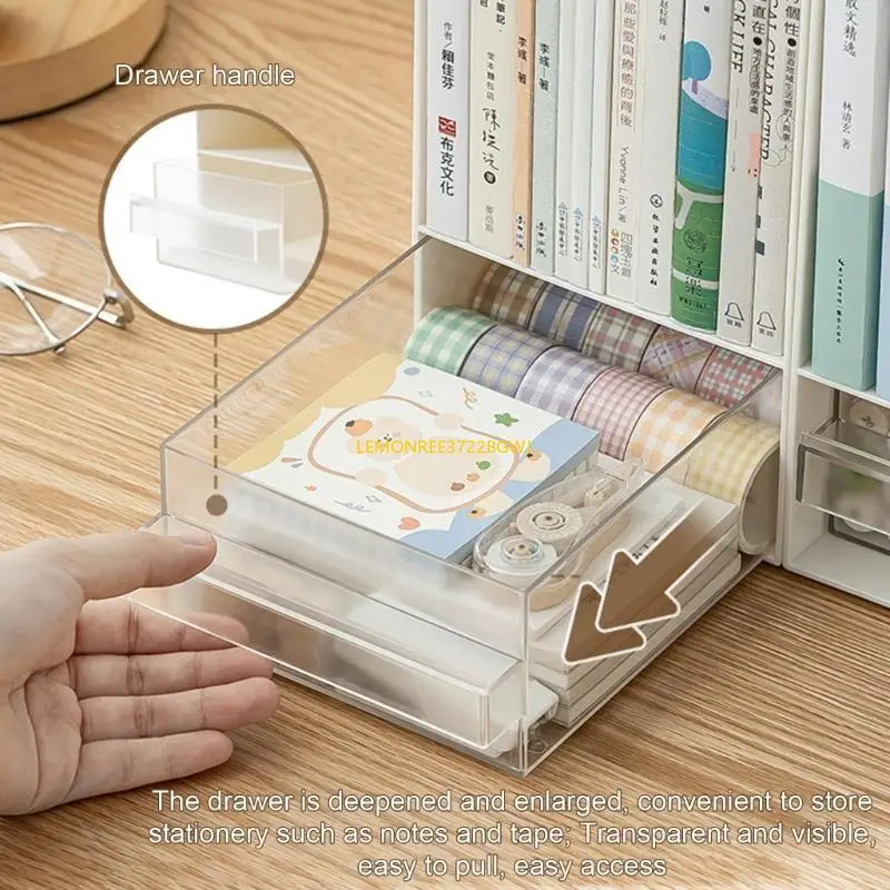 C90C File Organizers Pencil Holders Desk Organizers with Drawer Storage Organizers