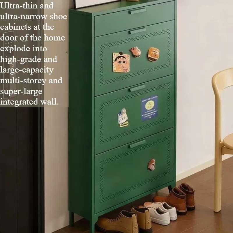 

Box Slim Shoe Rack Hallway Wine Balcony Outdoor Storage Shoe Cabinet Display Office Rangement Chaussures Farmhouse Furniture