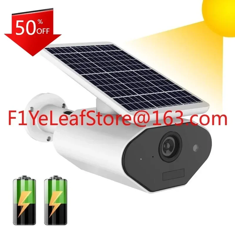 

Горячие продажиWiFi аккумуляторная батарея 2MP IP65 Водонепроницаемая беспроводная безопасность Открытая безопасность на солнечной энергии