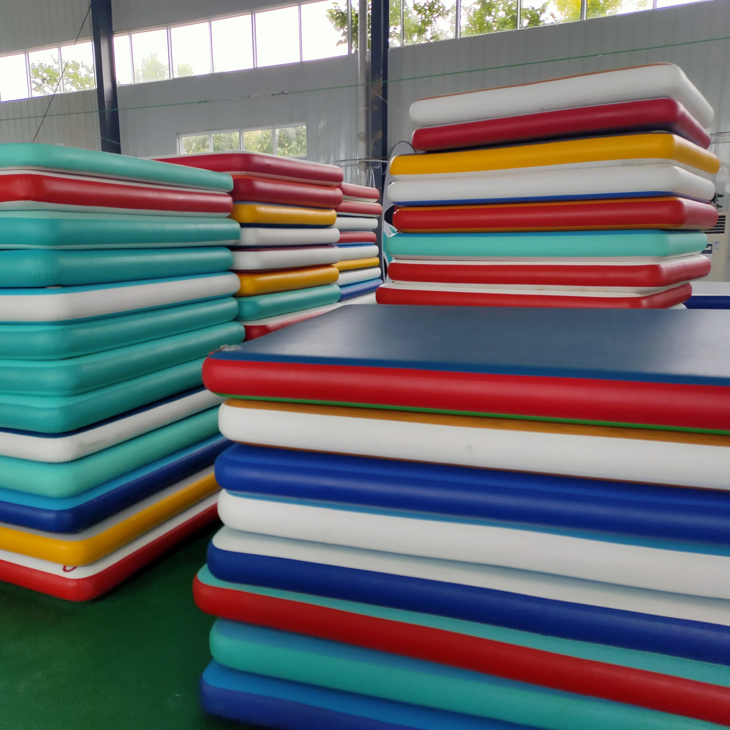 Big Size Outdoor Foldable Inflatable Drop Stitch Dock Floating Water Platform Inflatable  Inflate Floating Dock