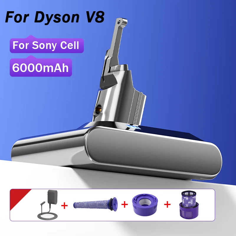 

For Dyson V6 V7 V8 V10 Rechargeable Bateria SV10 SV11 SV12 DC59 DC62 Vacuum Cleaner Battery DC58 Battery for Sony Battery Cell