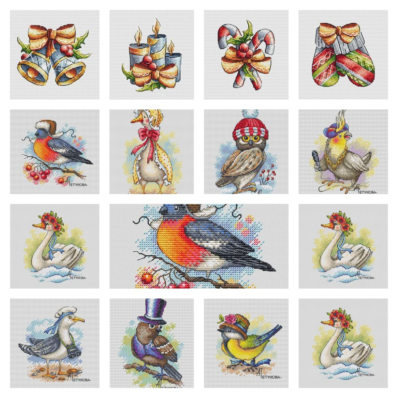 13011 Cross Stitch Kits Sets For Embroidery Cross-stitch Cross Stitch Complete Kit Stich Cross Stitch Set Needle Arts & Craft