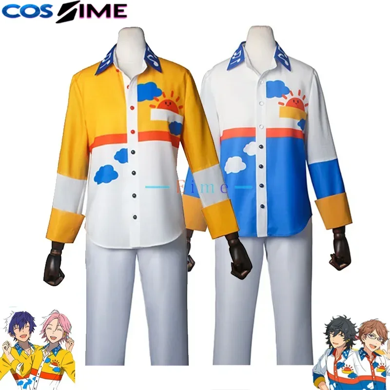 

Game Ensemble Stars Cosplay Costume (Jin Akiomi Kohaku Jun) Gem Shirt Party Uniforms Custom Made