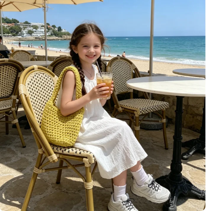 Girls Dress 2026 Spring and Summer New Childrens Clothing Korean Style Girl Baby Holiday Small Fresh Leisure Sleeveless Sundress