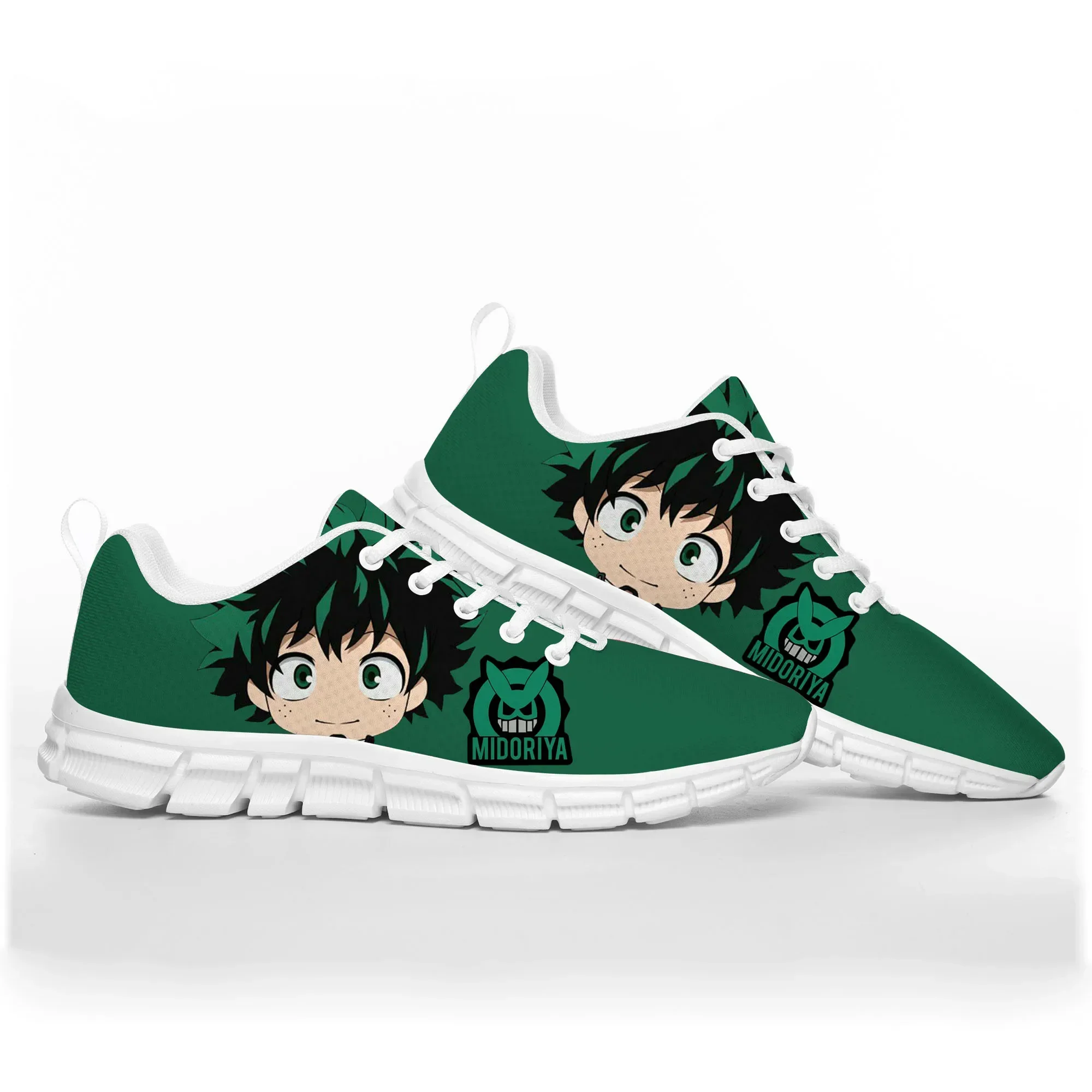 

Izuku Midoriya My Hero Academia Sports Shoes Mens Womens Teenager Breathable Sneakers Casual Custom High Quality Couple Shoes