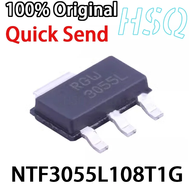 5PCS NTF3055L108T1G… - image