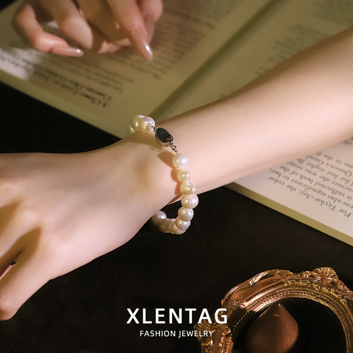 Minimalist Genuine Freshwater Pearl Bracelet for Women Daily Wedding Jewelry Gift Threaded Pearl Bracelet Fashion Korean Jewelry