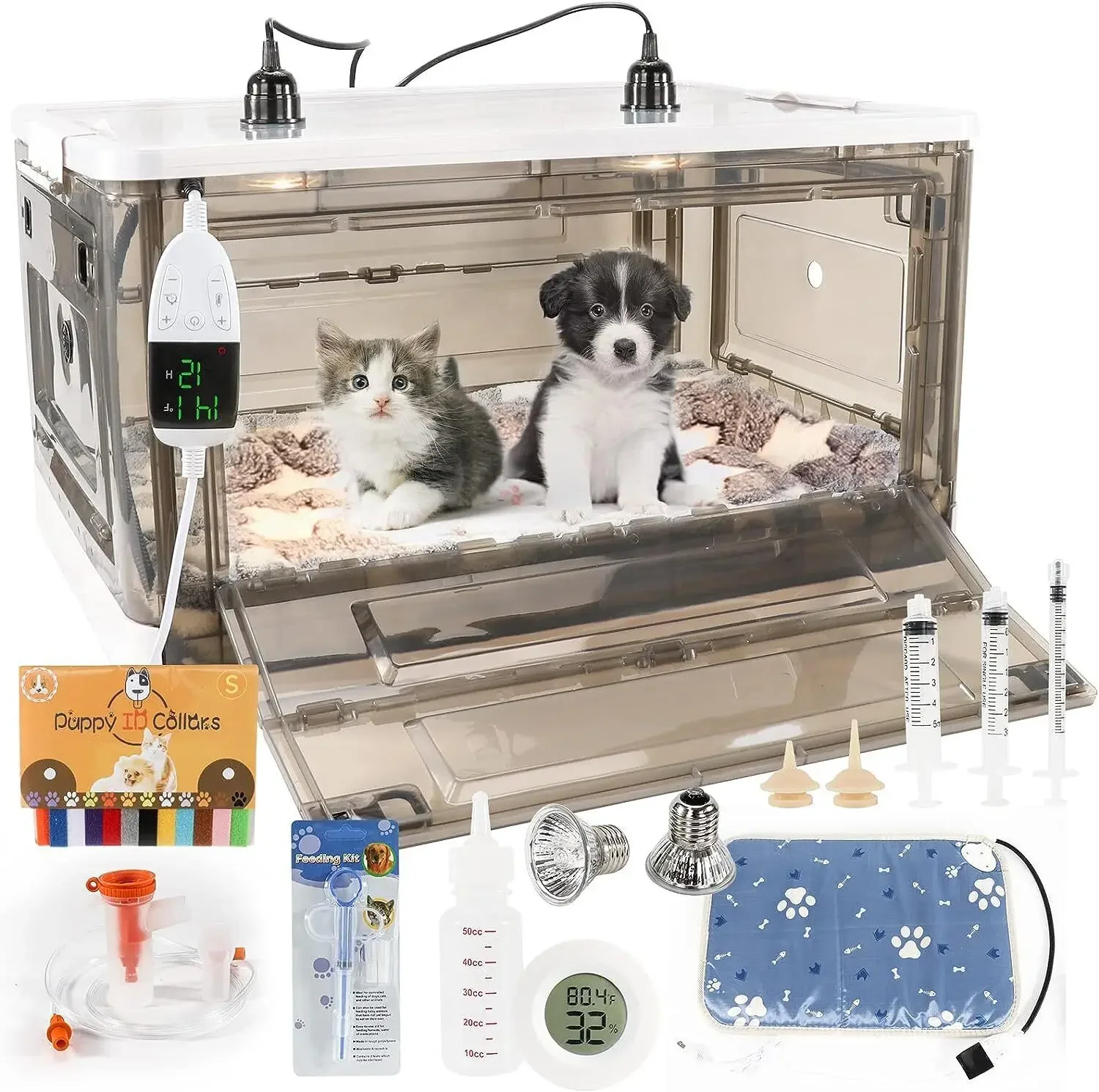 Pet Oxygen Cage Puppy Incubator