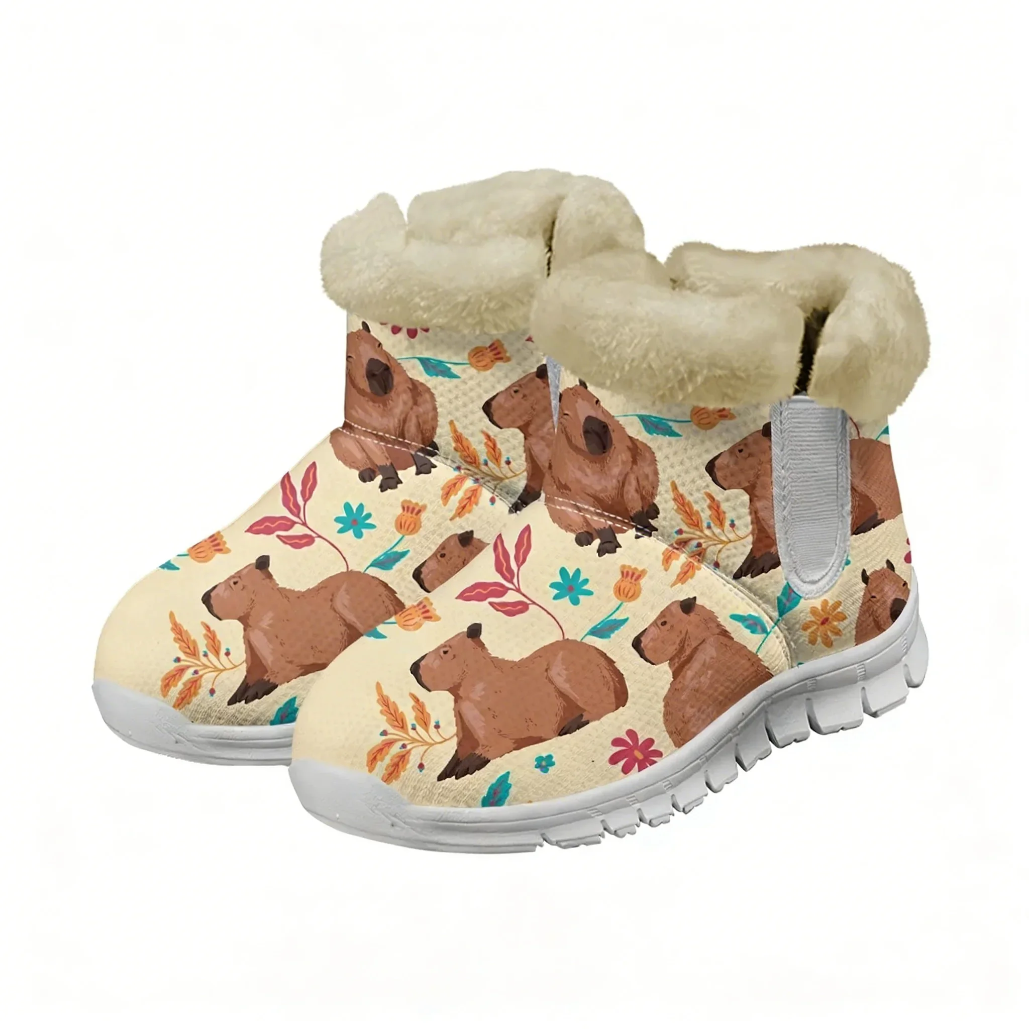 

Зимние ботинки Capybara, теплые ботинки, мужская и женская обувь для подростков, высококачественные повседневные легкие кроссовки для пар, спортивная обувь на заказ