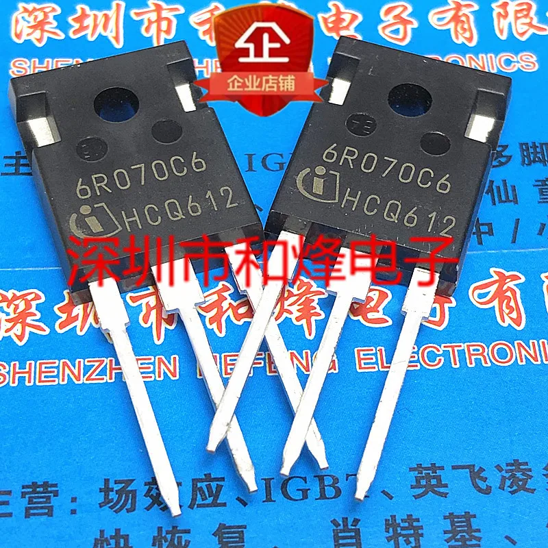 5PCS-10PCS 6R070C6 IPW60R070C6  TO-247 600V 53A Really Stock Best Quality In Stock Fast Shipping