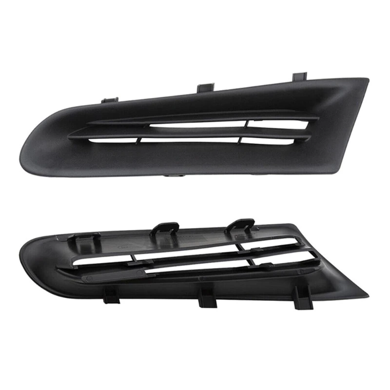 Car Front Bumper Open Vent Grilles for Clio MK3 05-09 Intake Fog Light Grill Cover Replace 7701208684 Left/Right Side