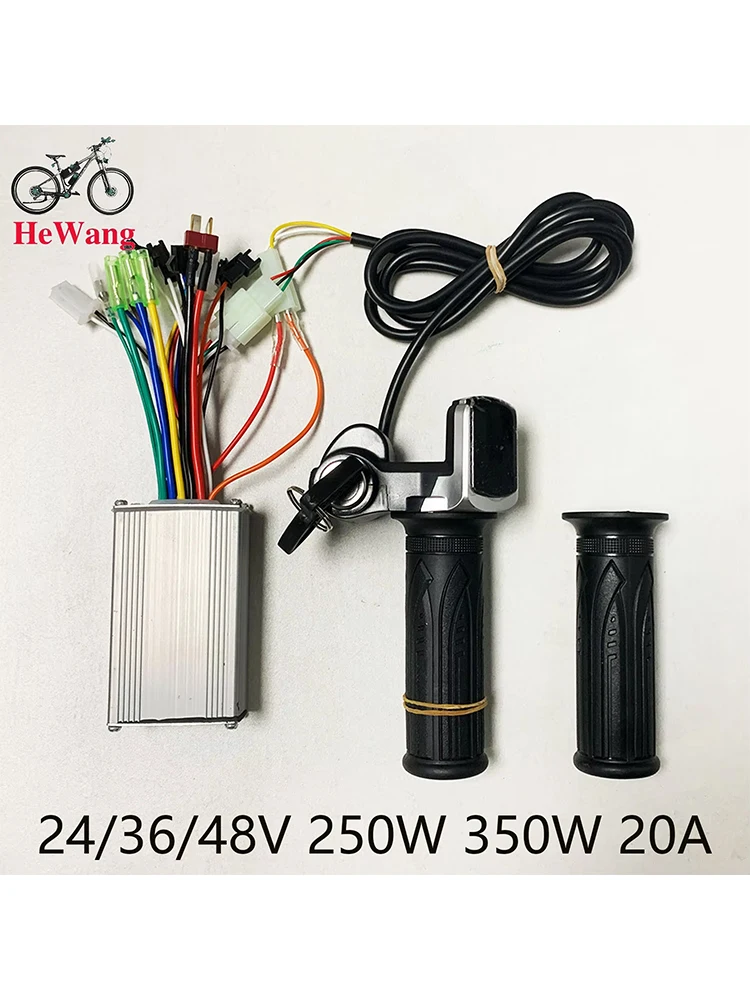 AliExpress NONE E-bike Scooter 3-mode sine wave brushless motor controller 24/36/48V 350W 18A +with lock handlebar LED display battery capacity