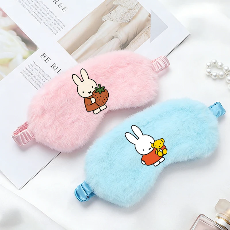 

Miffys Kawaii Eyes Mask Unisex Sleeping Mask Cartoon Cute Eyes Masks Sleeping Blindfold Female Eye Cover Eyepatch Birthday Gift