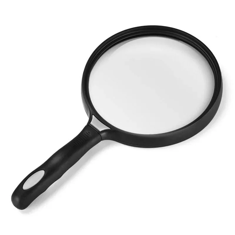 130Mm Professional Magnifying Glass 3X Jewelry Loupe Handheld Magnifier Lupa for Coins Stamps Seniors Reading