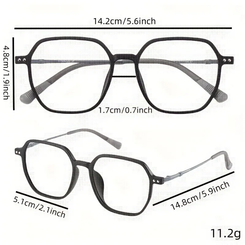 4 Stück Anti-Strahlungs-Lesebrille mit Qualität für Damen und Herren, 0–+400 Brillen zur Weitsichtigkeit – Detail 6