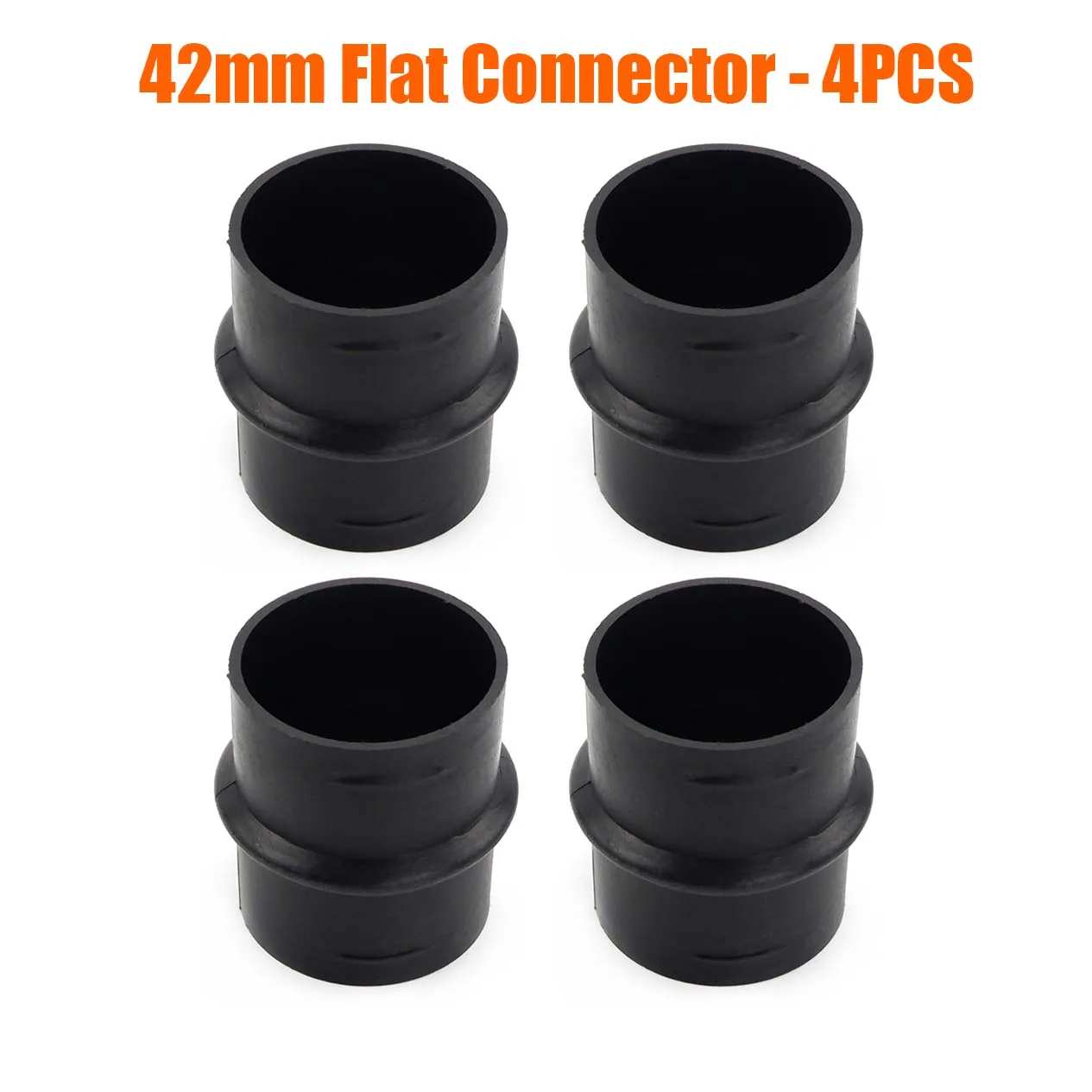 4PCS 42mm Pipe Flat Connector Car Parking Heater Air Diesel Heater Ducting Hose Tube Connect For Car Truck Camper Caravan