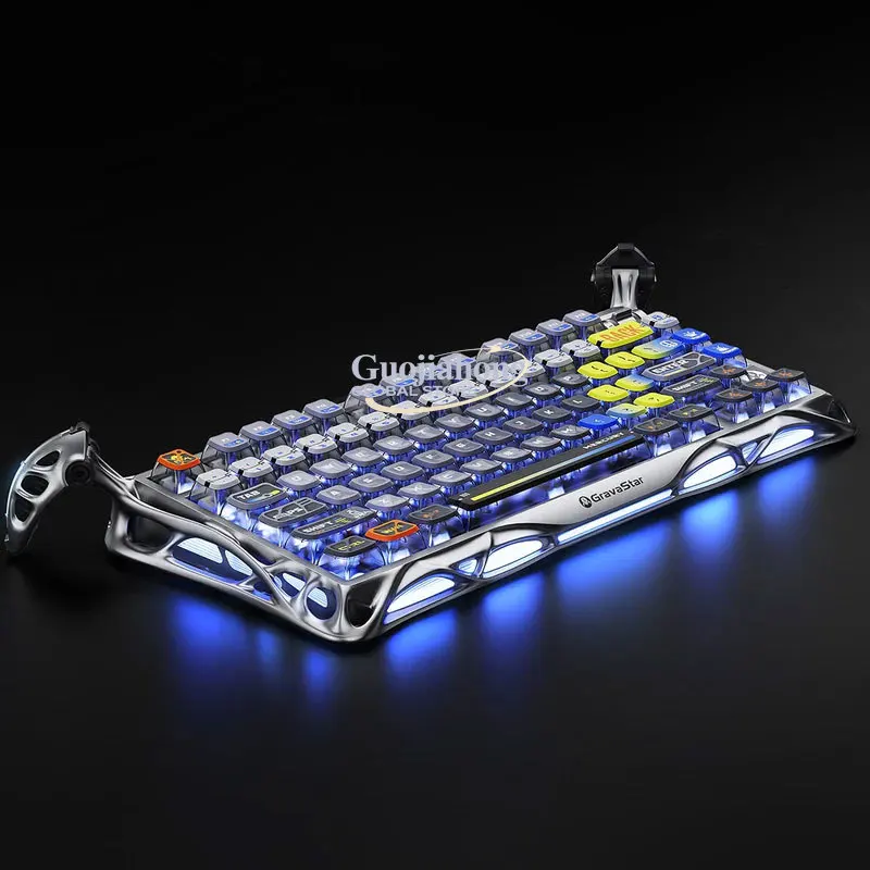 Klawiatura mechaniczna Factory K1 Pro 75% bezprzewodowa, 79 klawiszy, podświetlenie RGB, przełączniki liniowe.
