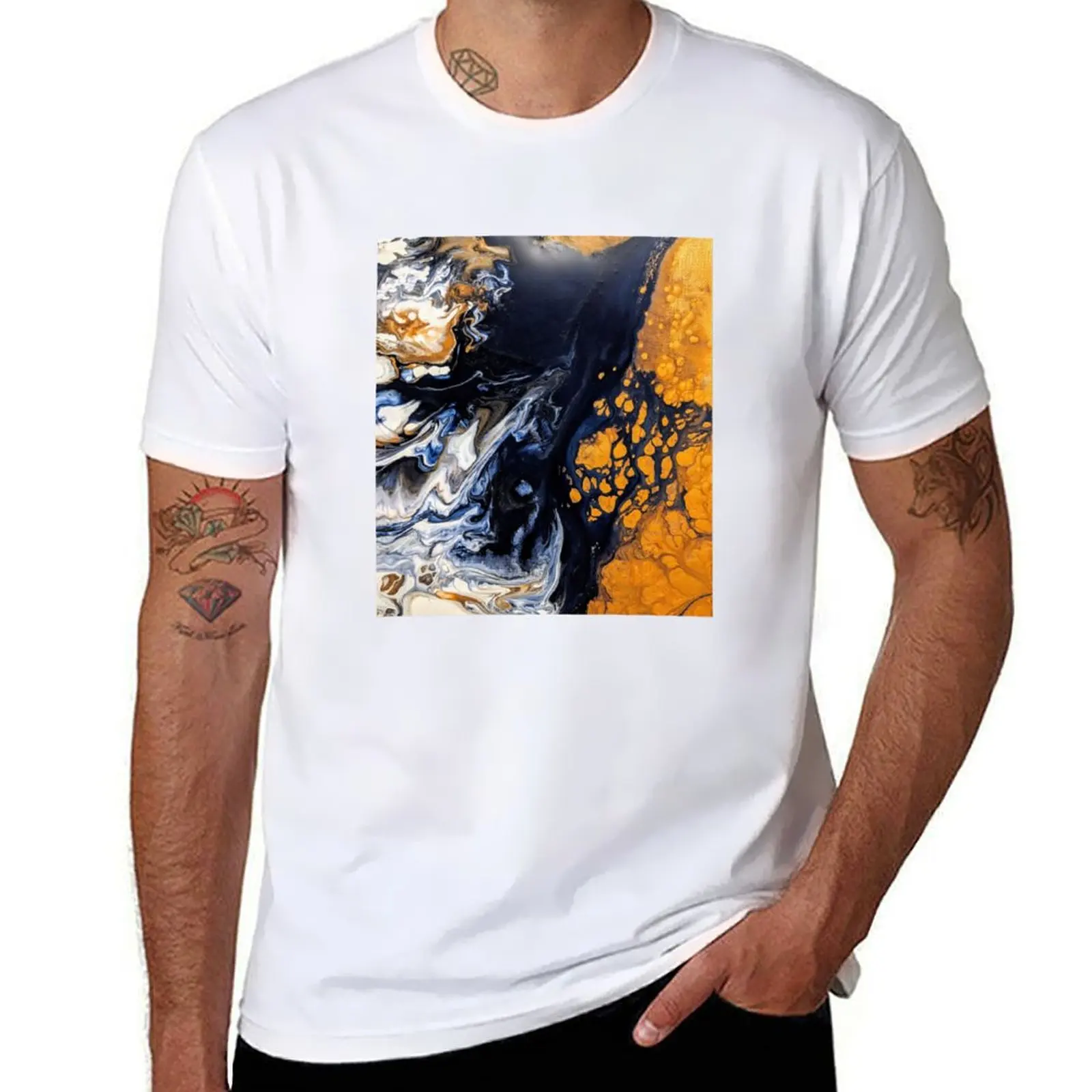 

Cute Digital Art Print T-Shirt Festival Casual Short Sleeve
