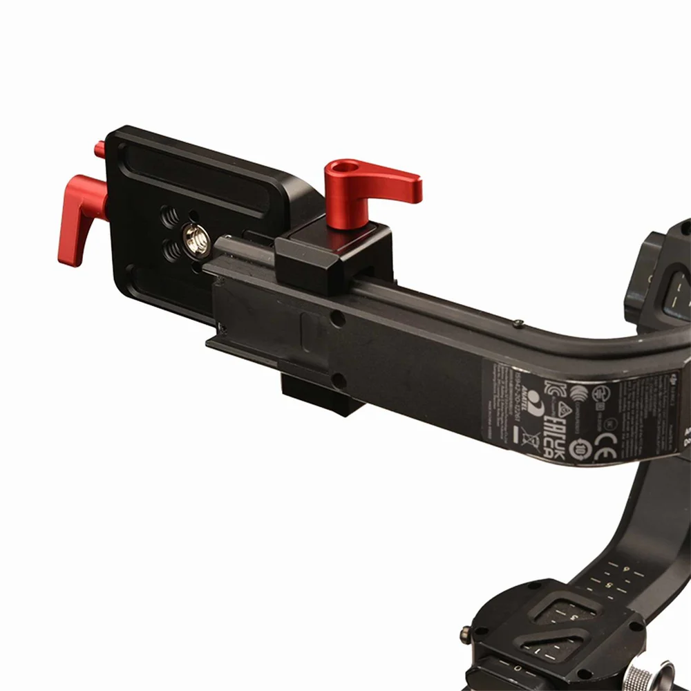 แผ่นยึดราง NATO รางยึด1/4เย็น "3/8" อะแดปเตอร์แนวตั้งสำหรับ DJI RS2 RSC2 RS3 Pro RS3อุปกรณ์ส่วนประกอบแนวตั้ง