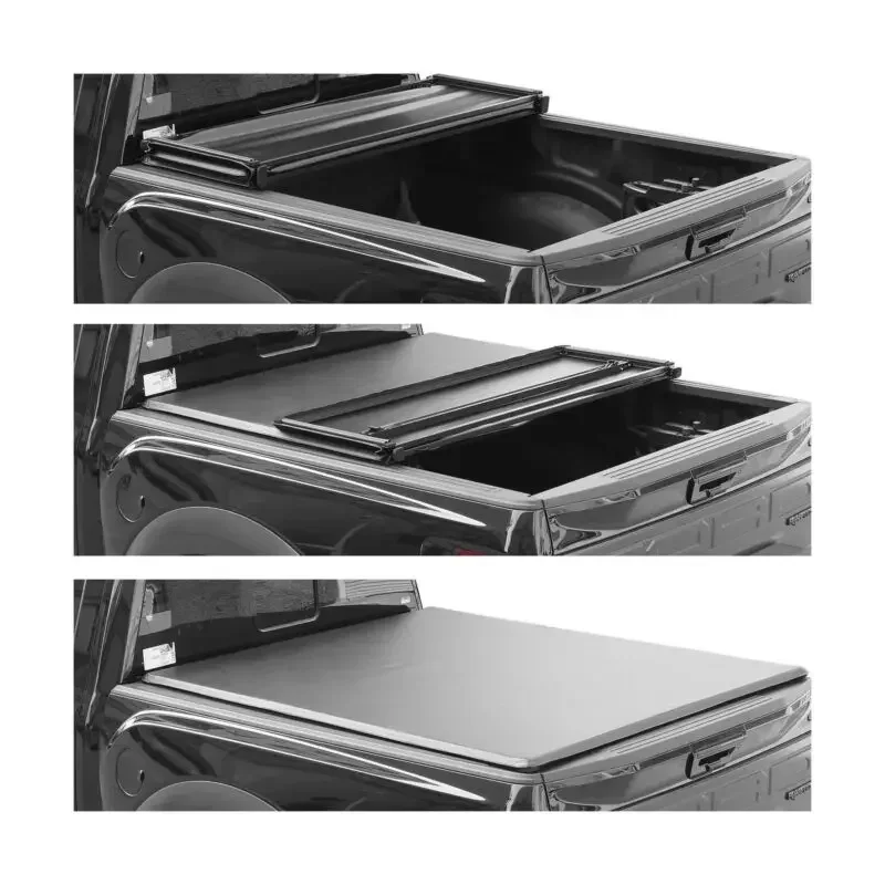 Kikito Vinyl Soft Tri-Fold Truck Bed Tonneau Cover Frontier 2005-2024 Nissan Frontier 2009-2012 Suzuki Equator 5ft (59.5in) Bed