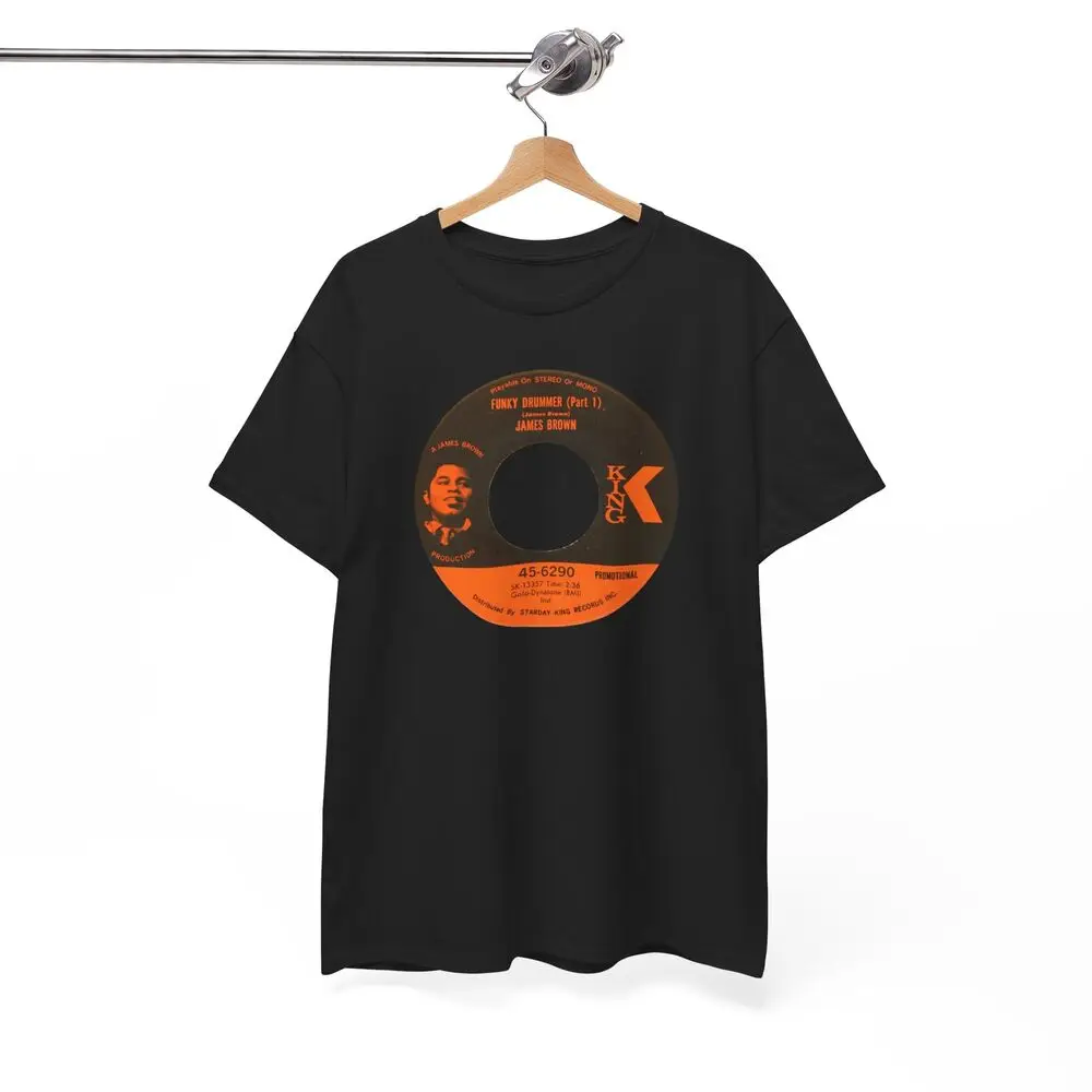 Classic Throwback Drum Break 45rpm Tee  Brown Funky Drummer NWT S-5XL Anime pattern clothing Y2K top summer short sleeveUnisex T