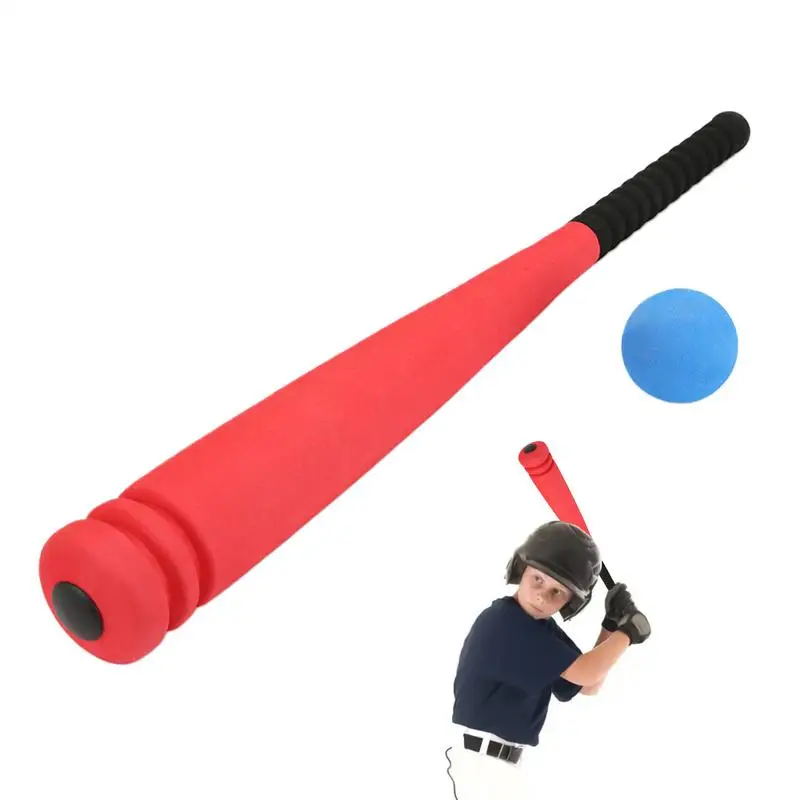 Kids Foam Baseball Bat and Ball 54cm Lightweight Safe Toy EVA Softball Bat ball for Indoor Outdoor Learning Game Playing