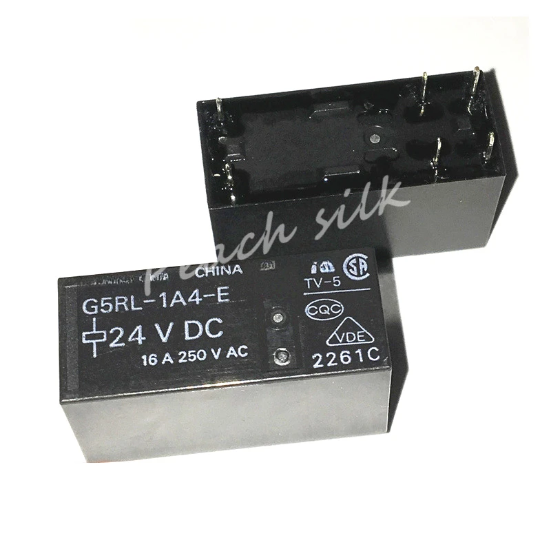 (5piece)G2RL-1A4-E-24VDC  G2RL-1A4-E-5VDC  G2RL-1A4-E-12VDC  6Pin 16A 250Vac G2RL 1A4 E DC5V 12V 24V DIP6