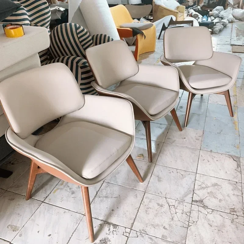 Leisure chair fiberglass light luxury hotel model room