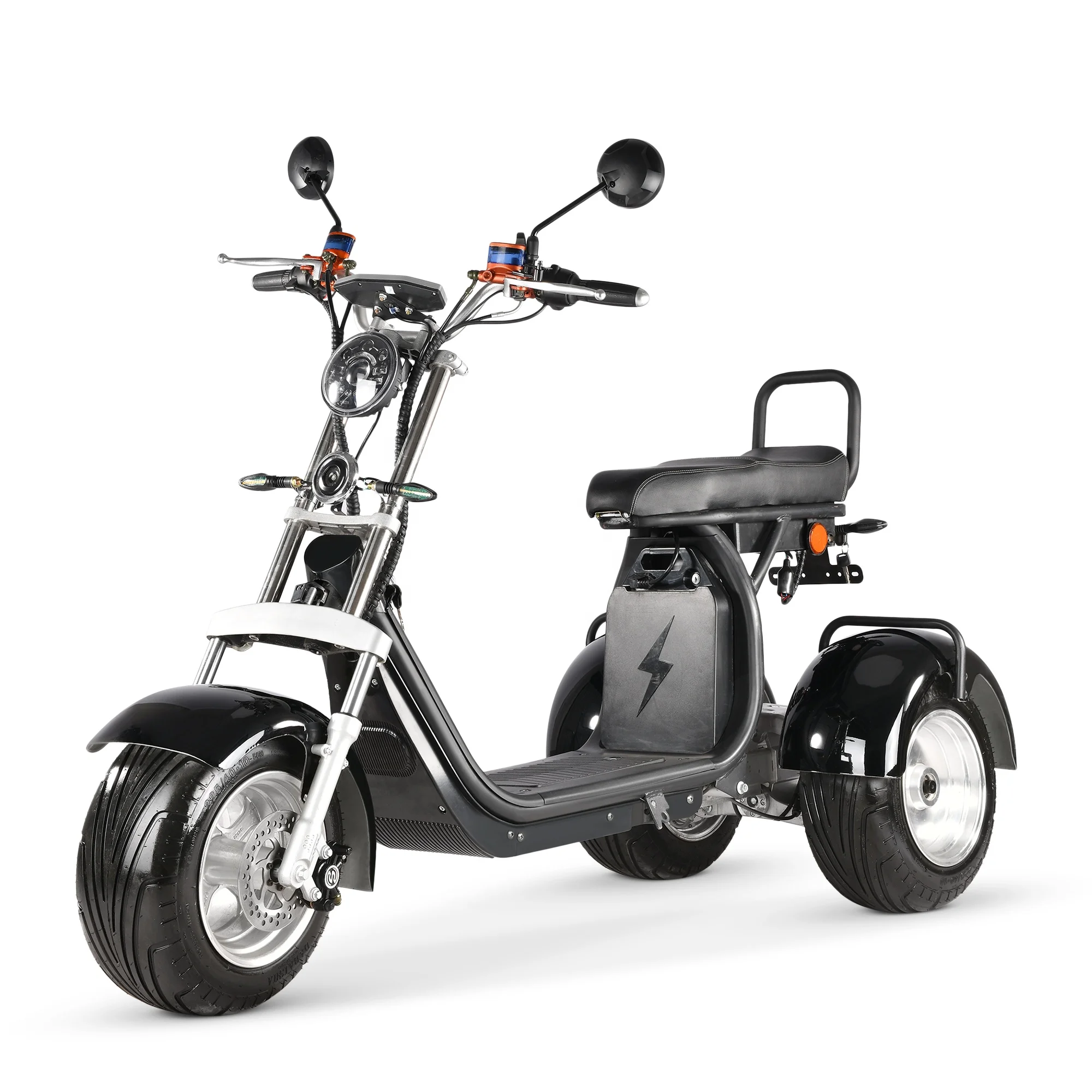 US/EU Warehouse Electric Trike High Speed Electric Tricycles 3 Wheel Electric Citycoco 4000w 60v30ah Battery Scooters