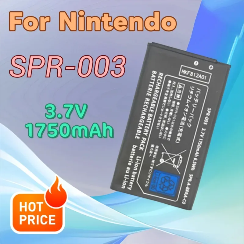 

3.7V 1750mAh SPR-003 Rechargeable Battery for Nintendo L3dsxl New 3ds X
