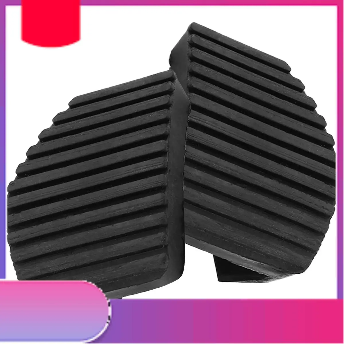 

1 Pair Black Anti-Skid Clutch Pedal Brake Pedal Rubber Cover Fit For /Citroen 1007 207 208 301 C3 C4 307 308 508-Y79A