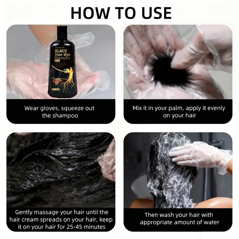 Shampoing colorant cheveux 3en1 au gingembre et polygonum bio_voghion.com