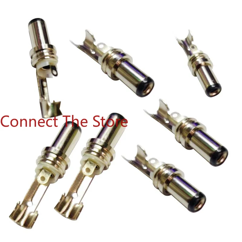 10PCS Plug DC Power Connector 5.5*2.1*9.0 All-copper High-quality DCL5521 Male Welding Wire