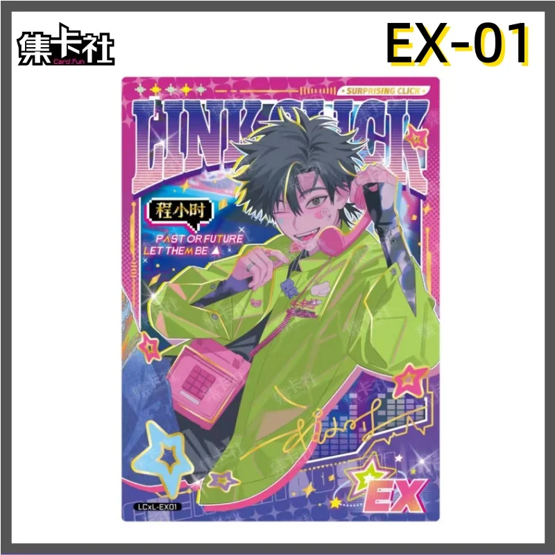 الأصلي أنيمي رابط انقر بطاقة مفاجأة يدق بطاقة تشنغ شياوشي لو قوانغ EX CSP LVP SSP جمع بطاقات هدية لعبة أطفال ToyGift